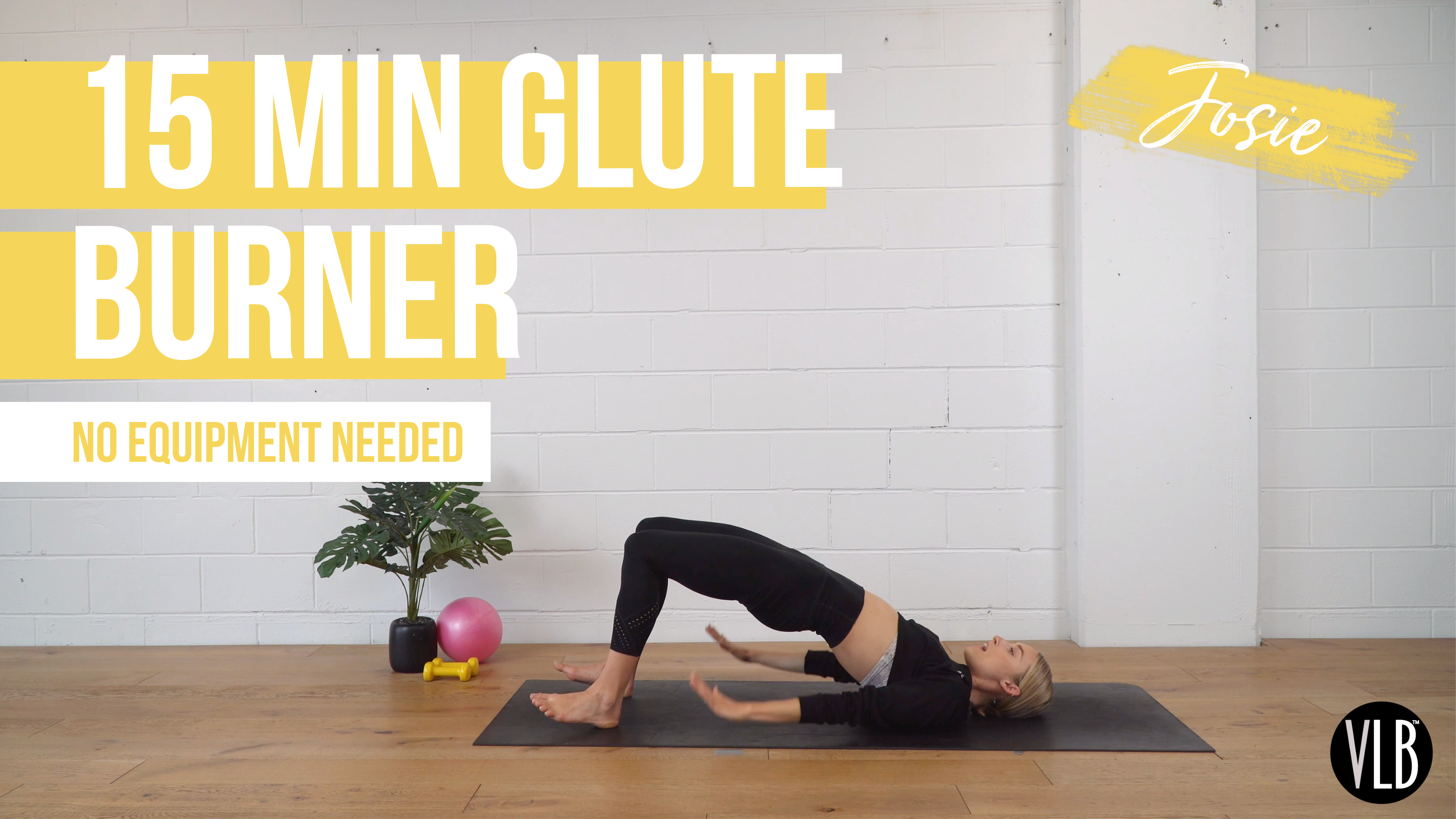 15 Min Glute Burner with Josie