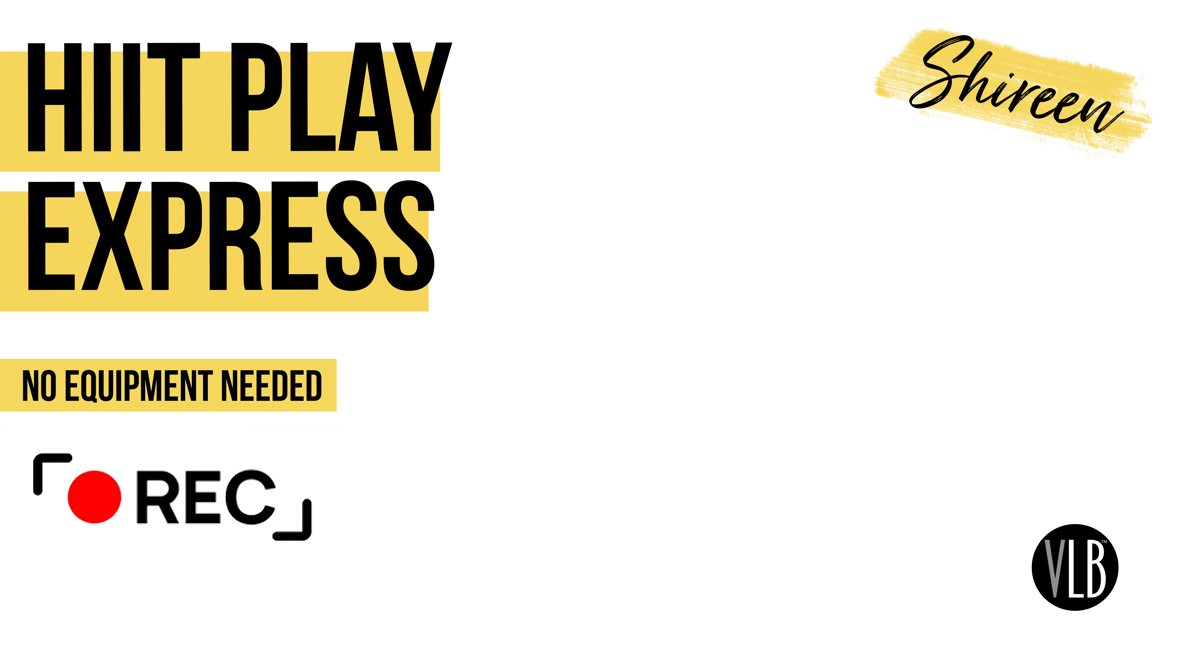 Live On Demand: HIIT Play Express with Shireen