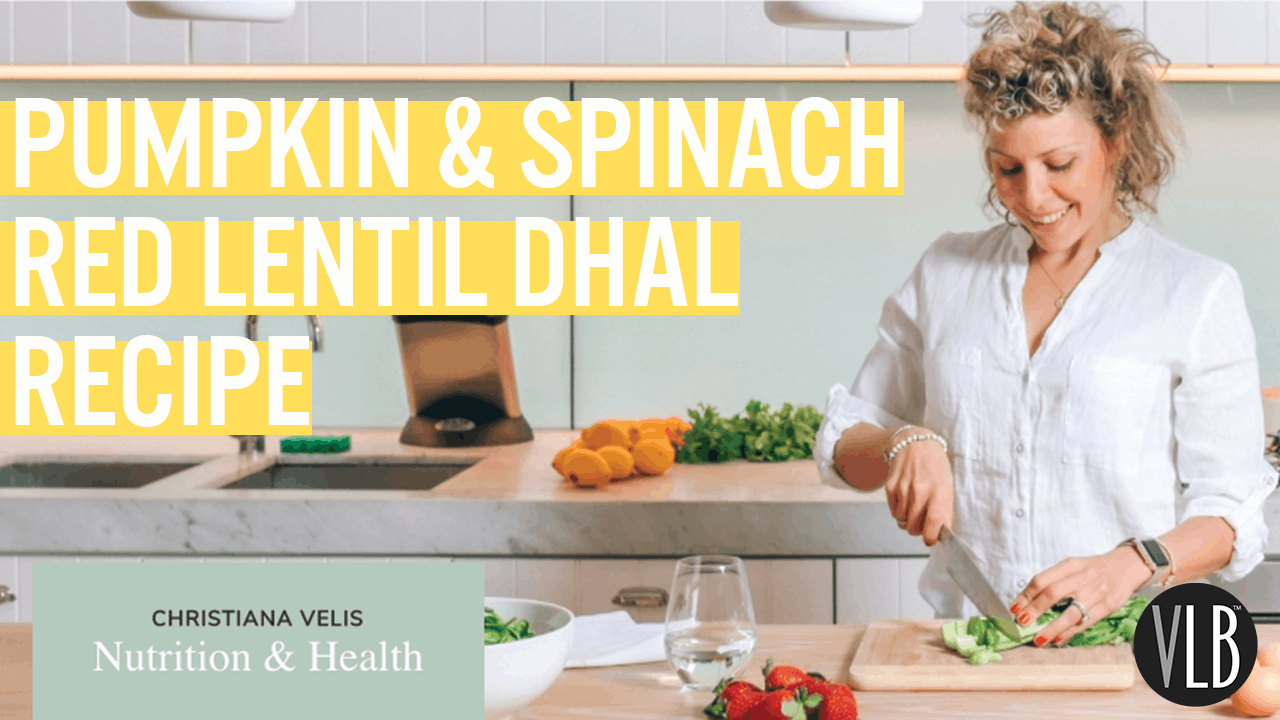 Nutrition Wednesday - Pumpkin & Spinach Red Lentil Dhal Recipe