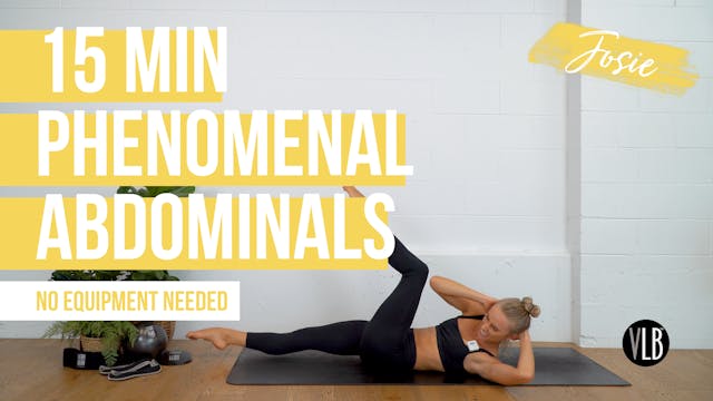 15 Min Phenomenal Abdominals with Josie