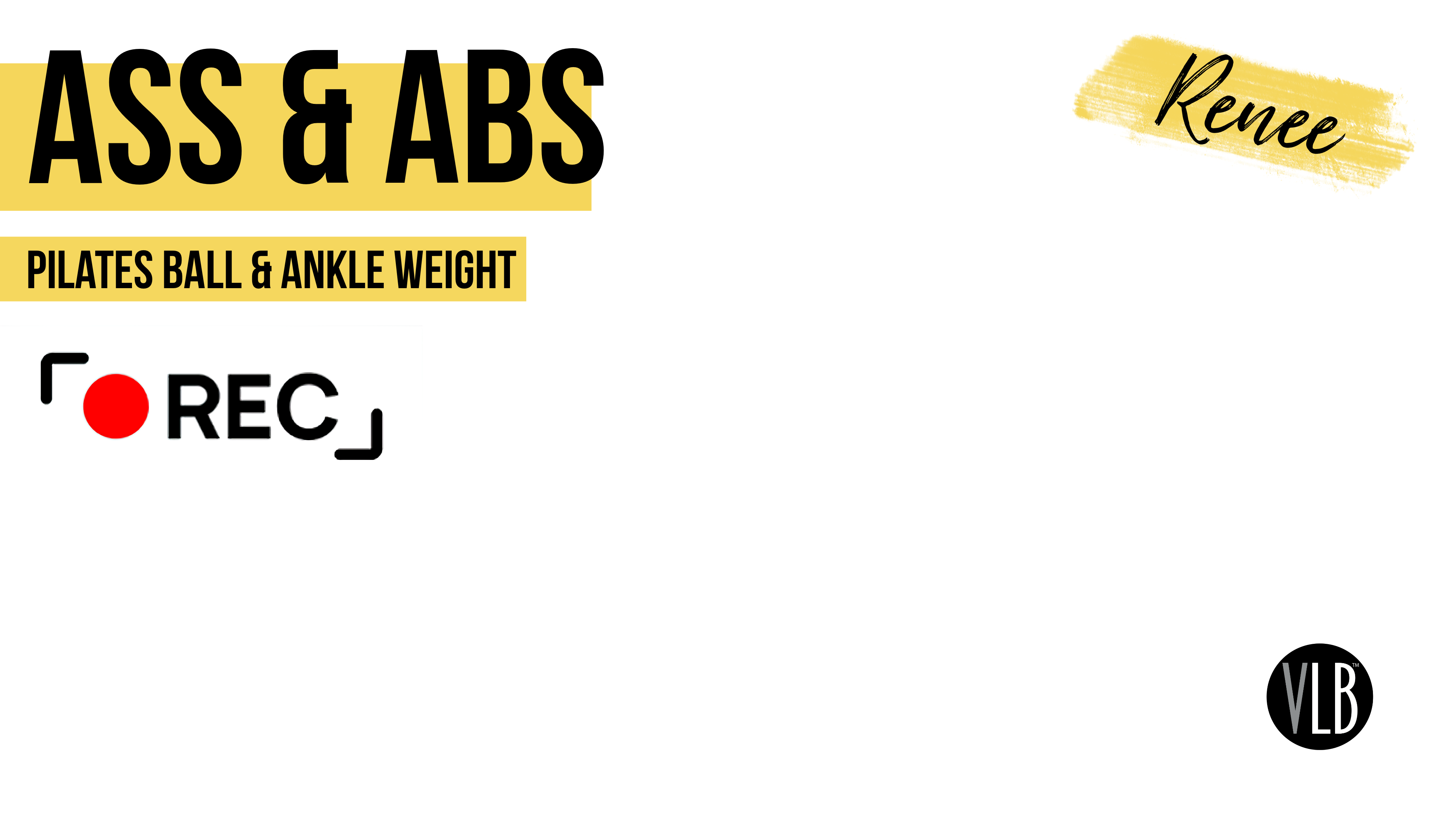 Live On Demand: Ass & Abs with Renee