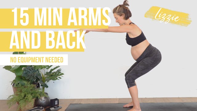 15 Min Arms and Back with Lizzie