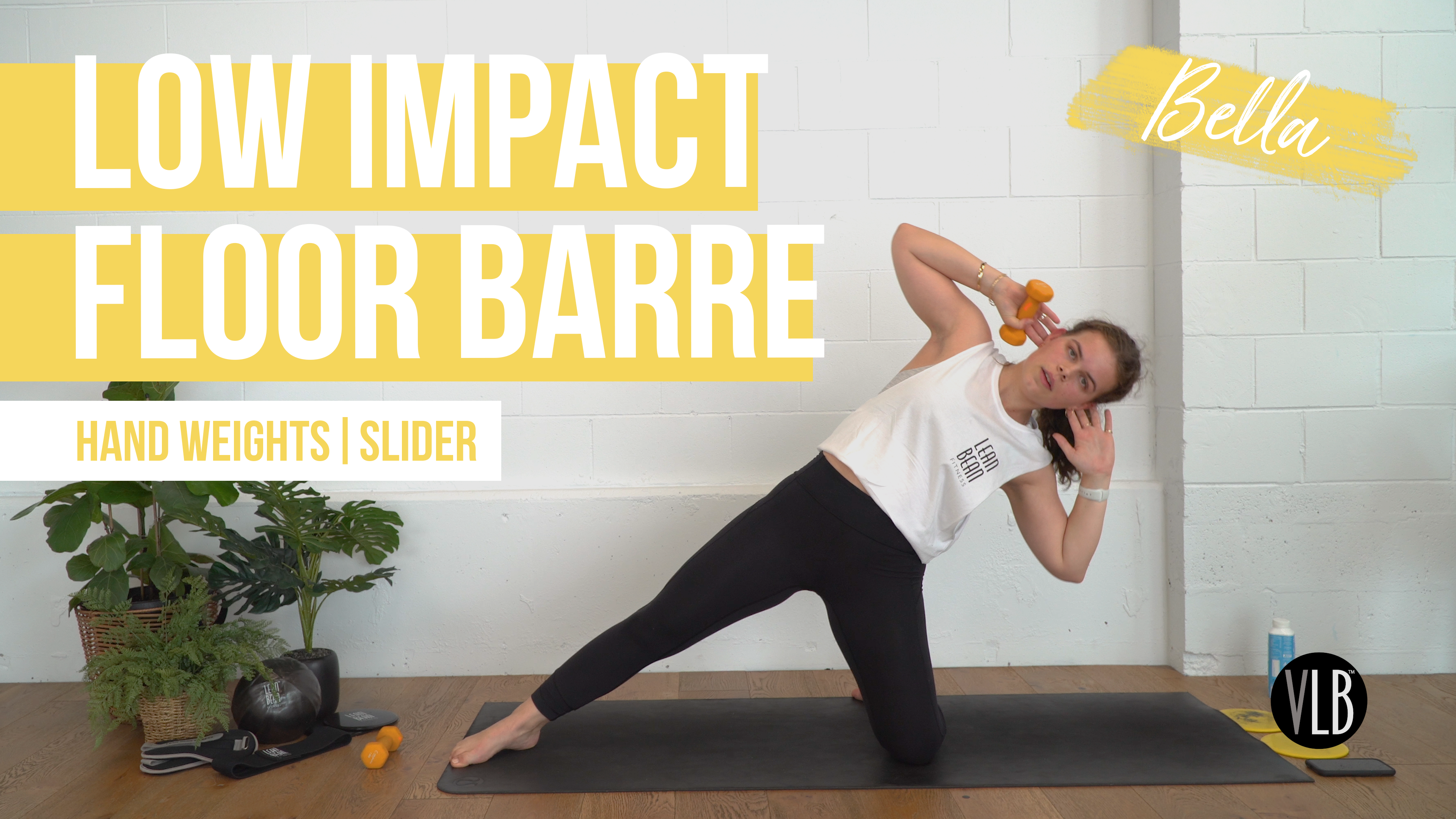 Low Impact Floor Barre with Bella