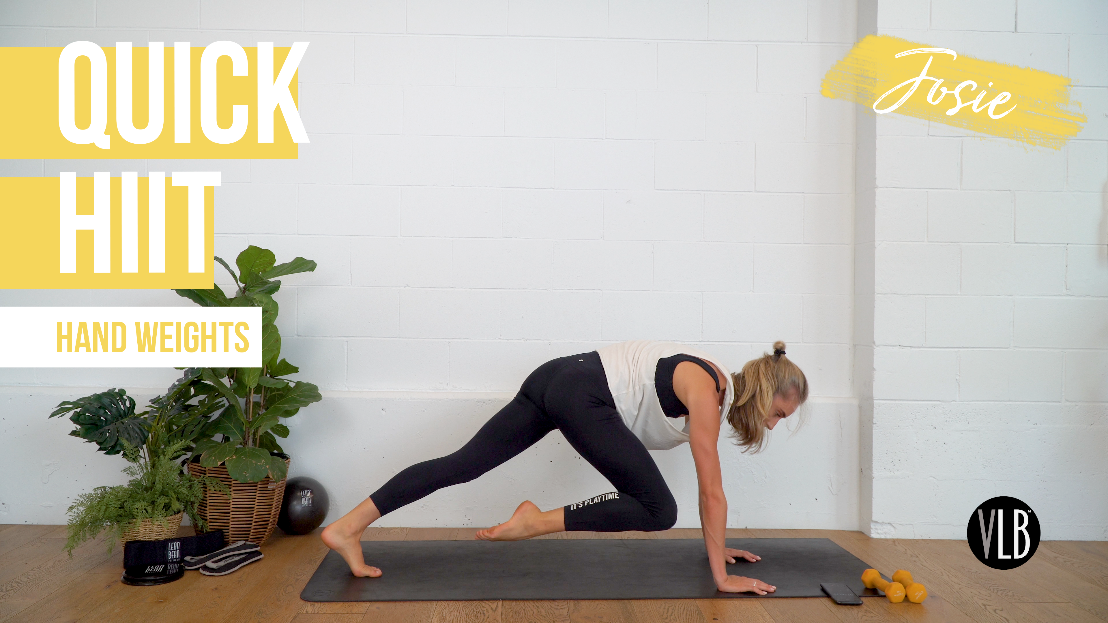 15 Min Quick HIIT with Josie