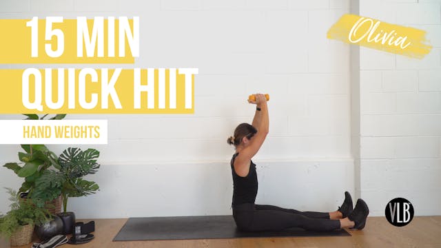 15 Min Quick HIIT with Olivia