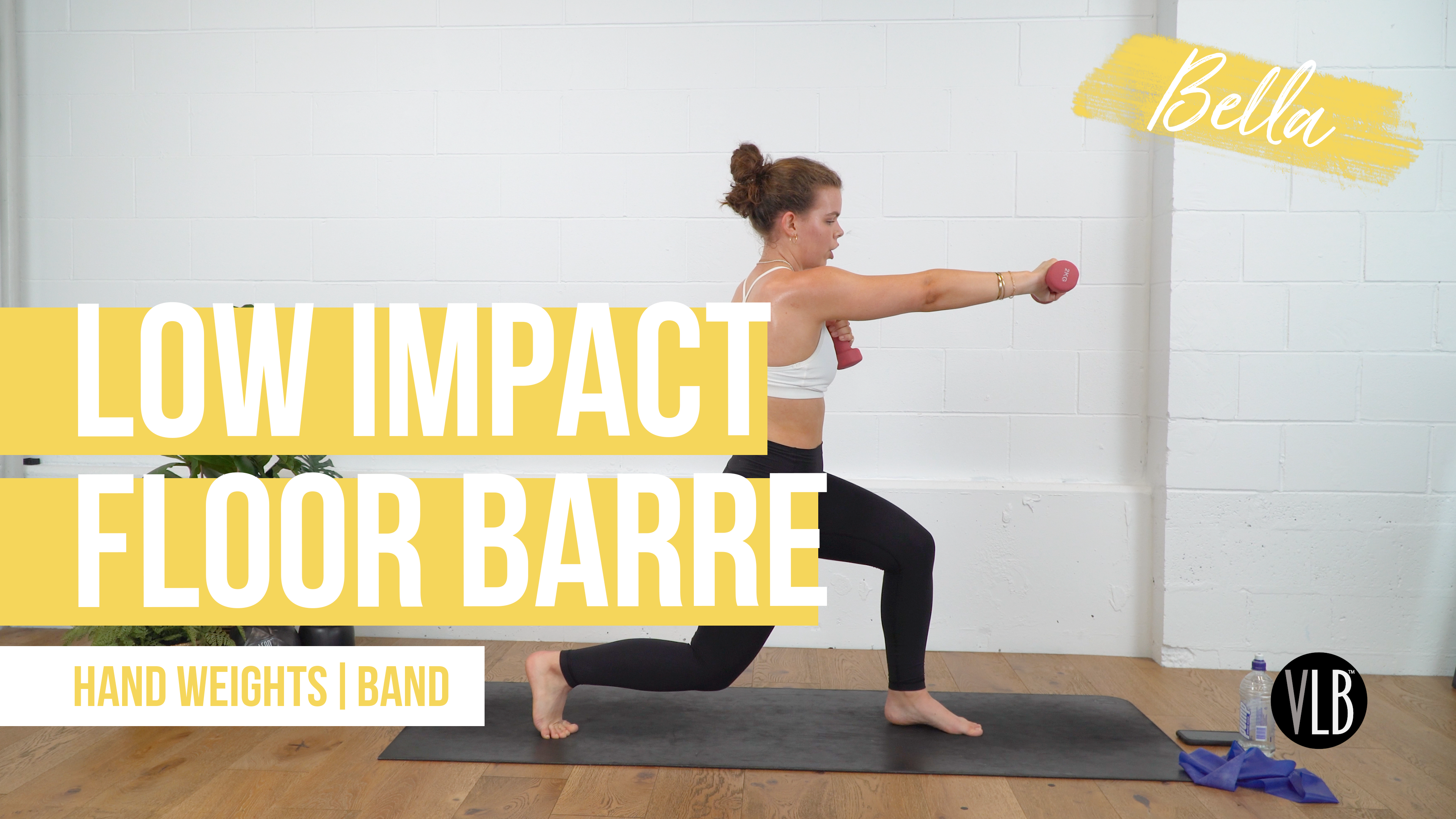 Low Impact Floor Barre with Bella