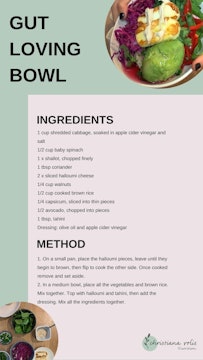Gut Loving Bowl Recipe