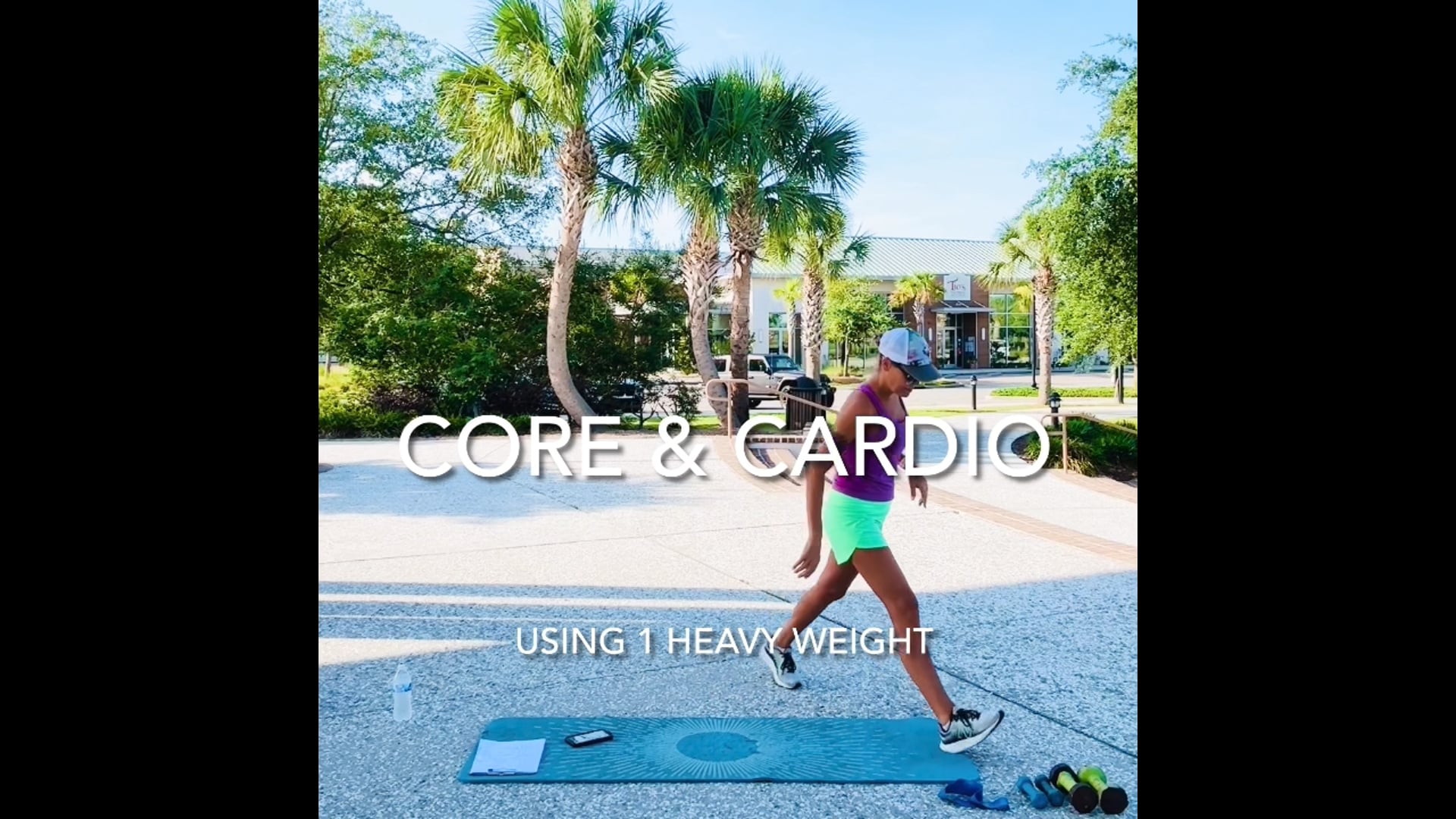  Core & Cardio with One Weight (Series 2, Workout 3) 