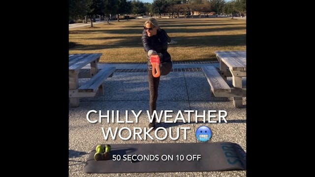 Chilly Weather Workout 🥶 