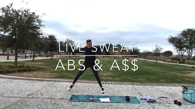 Live SWEAT: Abs & A$$