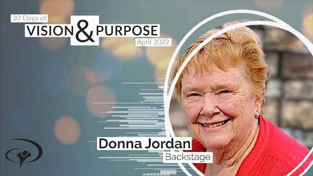 Listening to God with Donna Jordan - Backstage