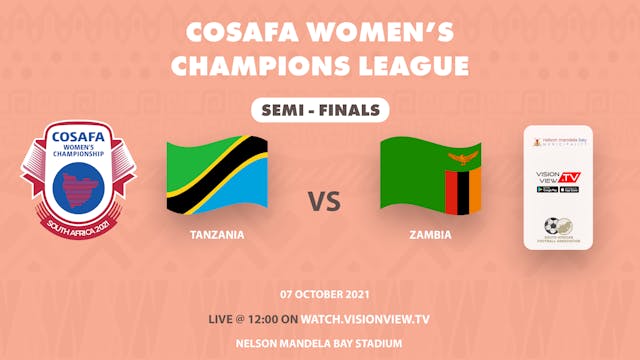 Semi Finals - Tanzania vs Zambia