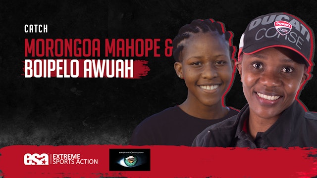 Boipelo Awuah (Bike Racer) & Morongoa Mahope (skateboarder) 
