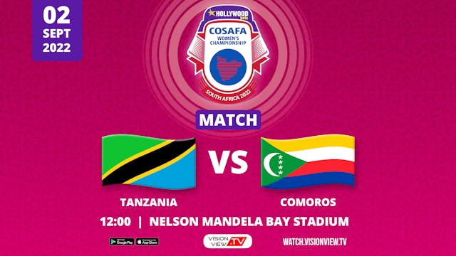Tanzania vs Comoros.