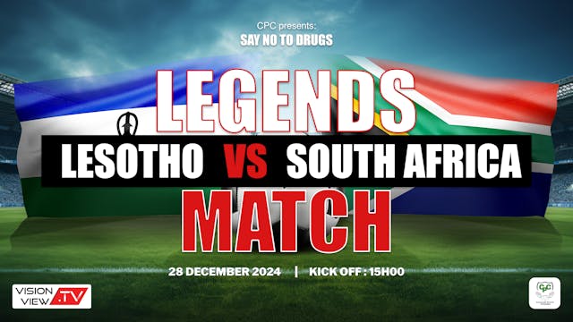 Legends Game: SA vs Lesotho (28 Dec)