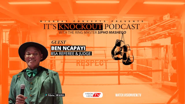 Ben Ncapayi (Boxing Referee & Judge)