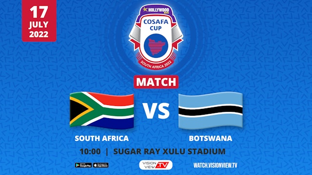Plate Final:  South Africa vs Botswana 