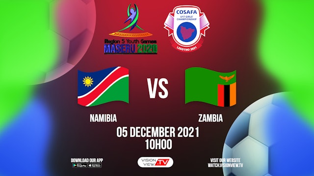Day 4 - U17 Girls Namibia vs Zambia 
