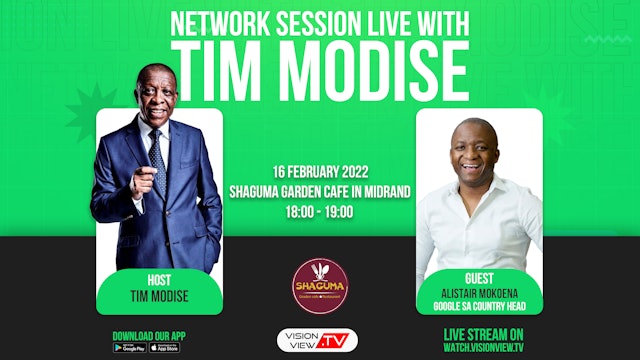 Network Session Live With Tim Modise - Alistair Mokoena
