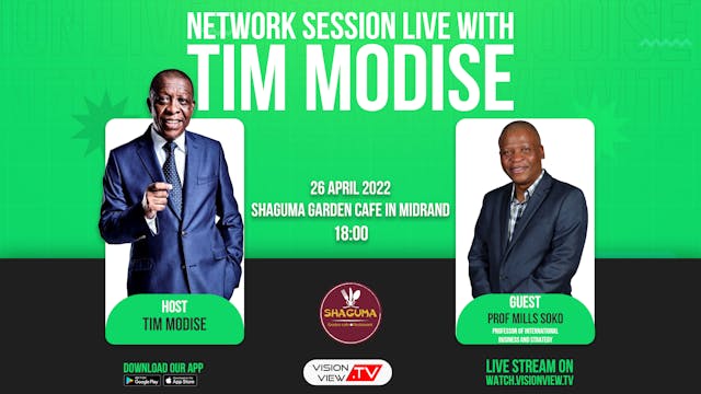 Network Sessions Live with Tim Modise...