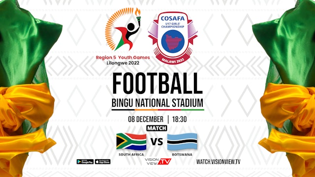 Region 5 youth games Football (08 Dec) - Republic Of South Africa VS Botswana