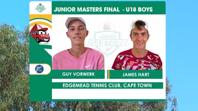 Tennis SA Junior Masters Boys Final 