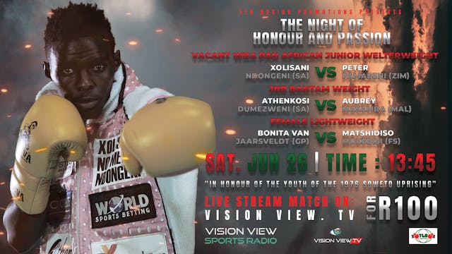 The Night of Honour and Passion Boxing Tournament