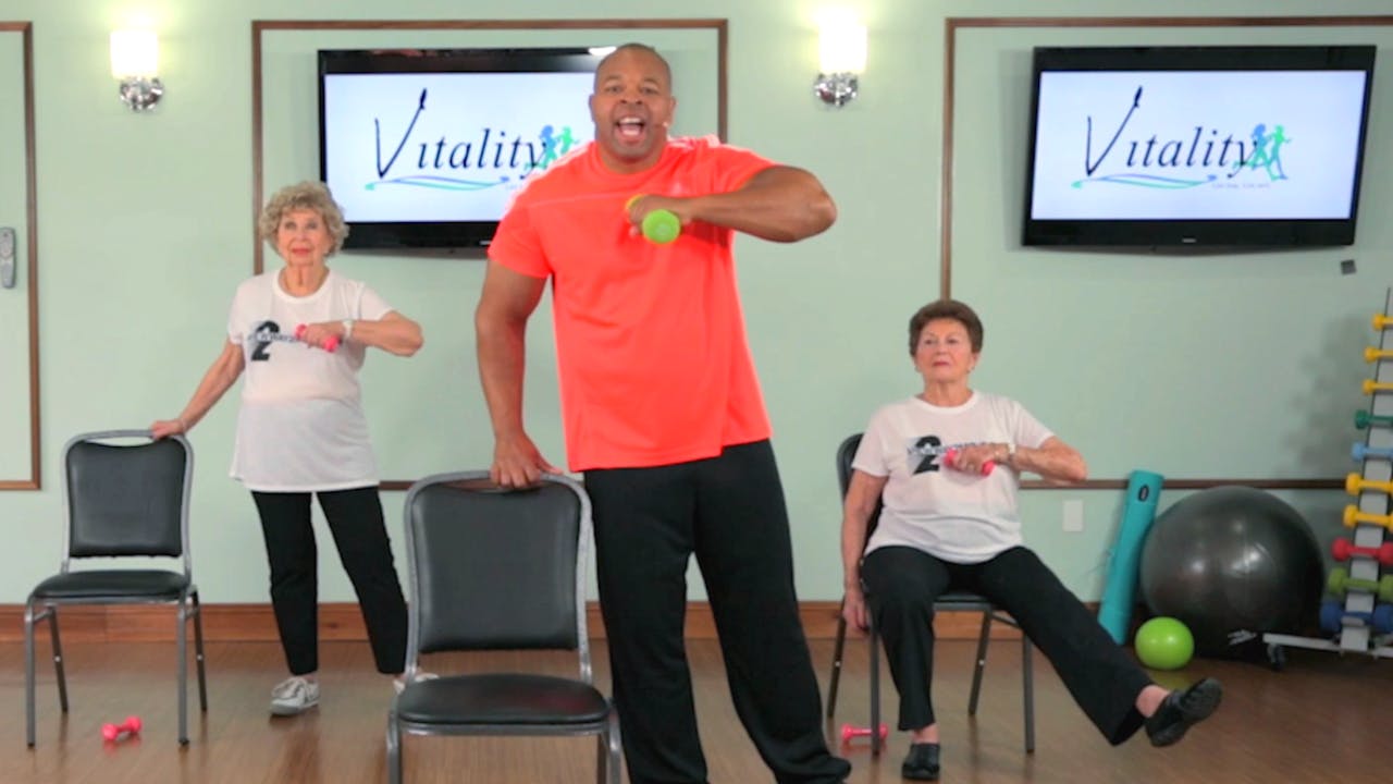 ISODYNAMIC TRAINING (BEGINNER) Senior Exercise TV with Curtis Adams