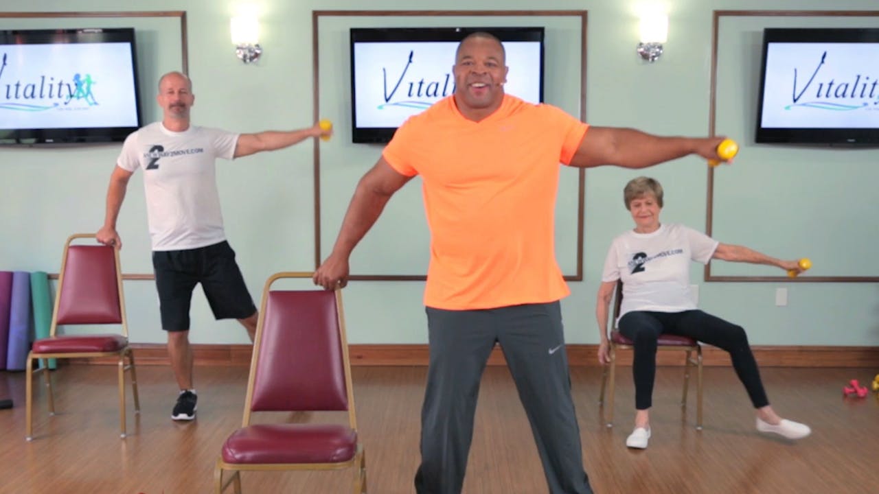 CALORIE BURNER & STRENGTH Senior Exercise TV with Curtis Adams