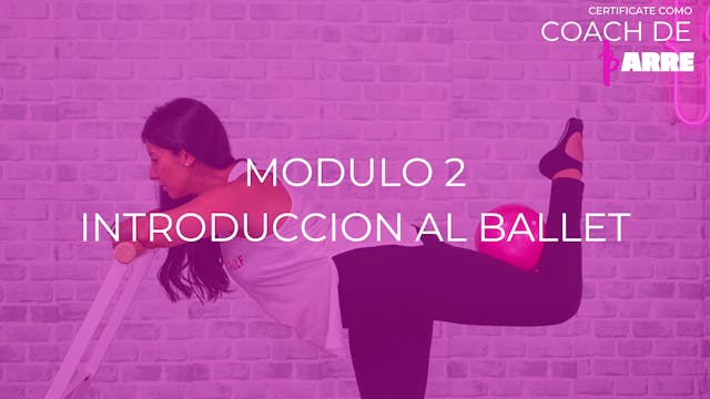 Módulo 2: Introducción al ballet