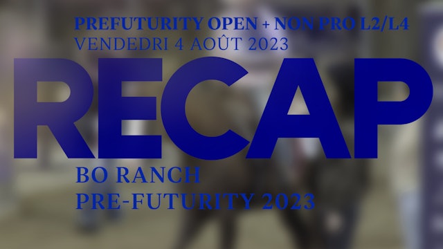 RECAP BO RANCH PRE-FUTURITY 23 - PREFUTURITY 3YO OPEN + NON PRO L2/L4