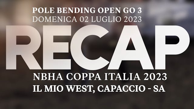 RECAP NBHA Coppa Italia 23 - Pole Ben...