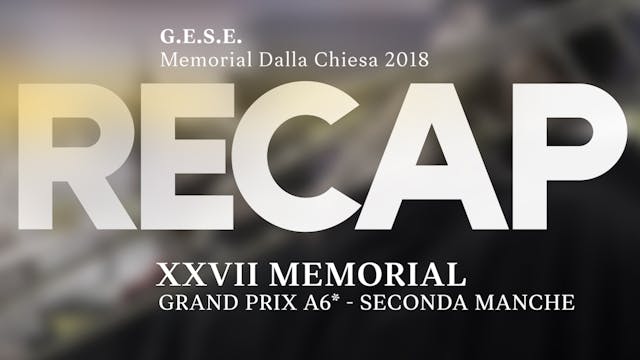 XXVII MEMORIAL DALLA CHIESA