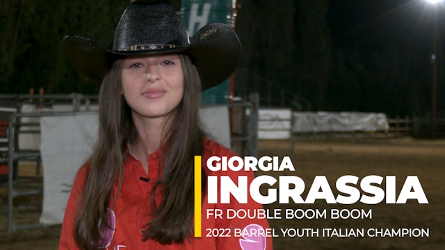 Giorgia Ingrassia - Barrel Youth Champion