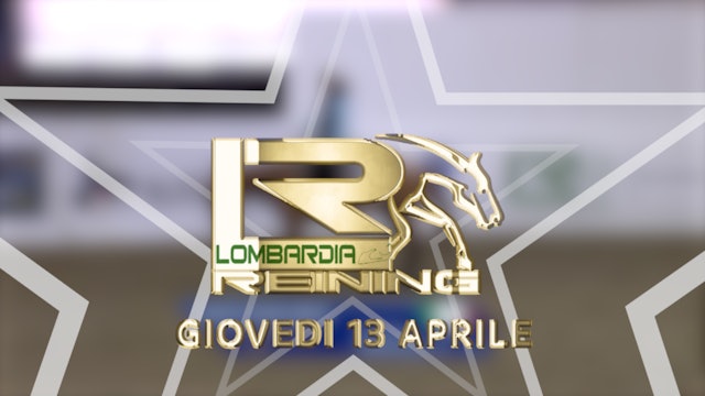 Lombardia Reining TOP of the SCORE Giovedi 13 Aprile