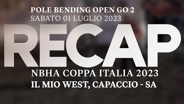 RECAP NBHA Coppa Italia 23 - Pole Bending Go 2