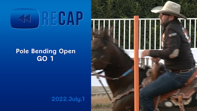 2022 NBHA COPPA ITALIA - Pole Bending Open Go 1