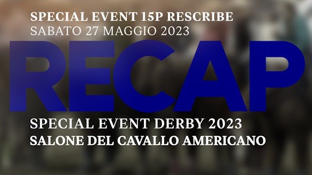 RECAP AITP-GM Special Event Derby 23 - Special Event 15p rescribe