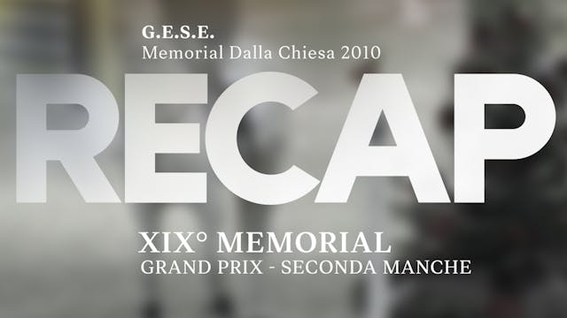 XIX MEMORIAL DALLA CHIESA