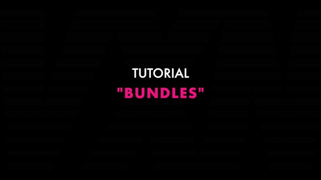 BUNDLES- TUTORIAL