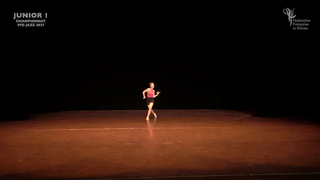 2027 - JAZZ - Variation JUNIOR 1 - Championnat de France FFDANSE