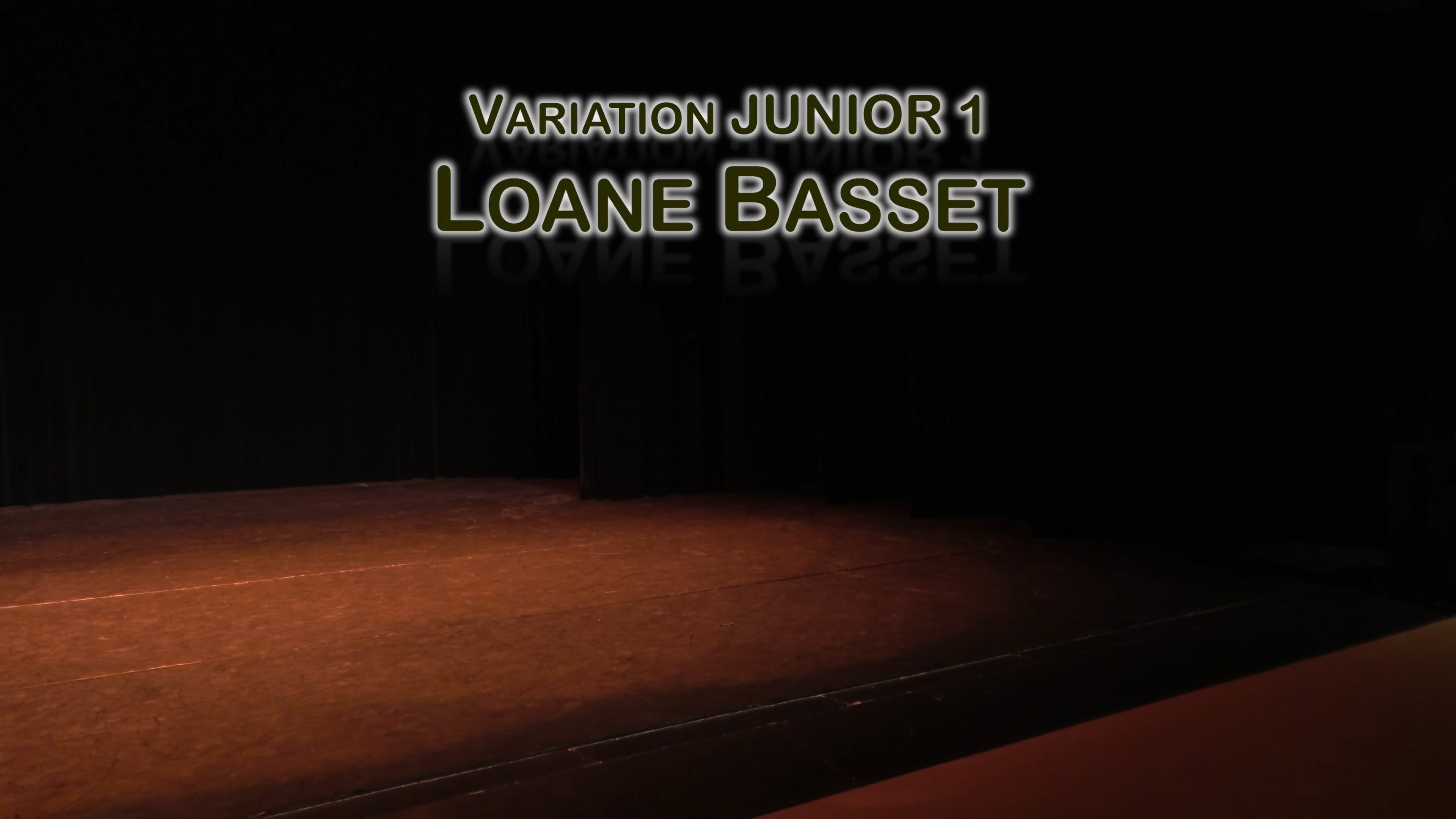 2027 - JAZZ - Variation JUNIOR 1 - Championnat de France FFD