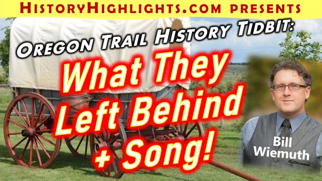 Oregon Trail Tidbit - What they left ...