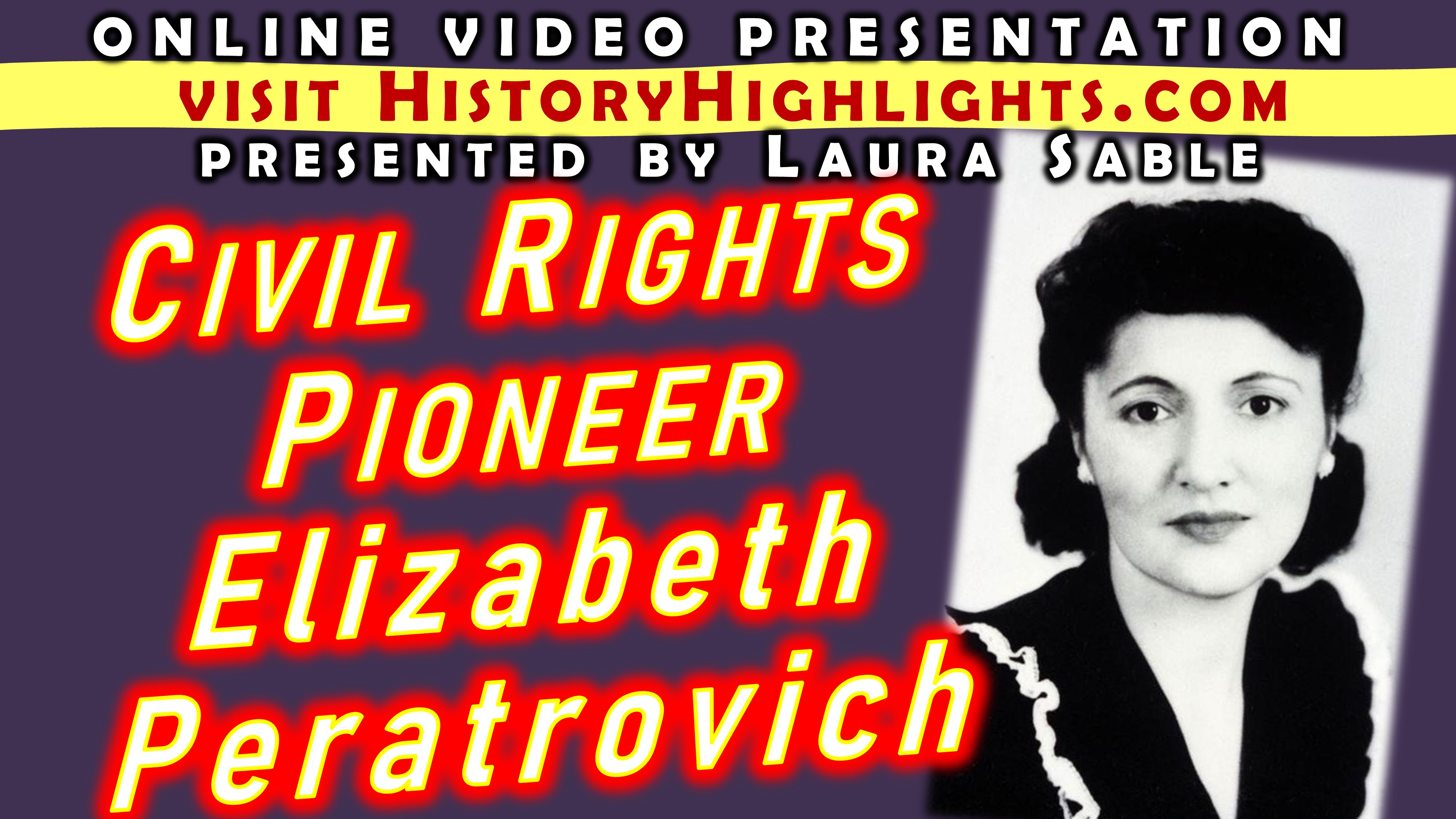 Civil Rights Pioneer Elizabeth Peratrovich