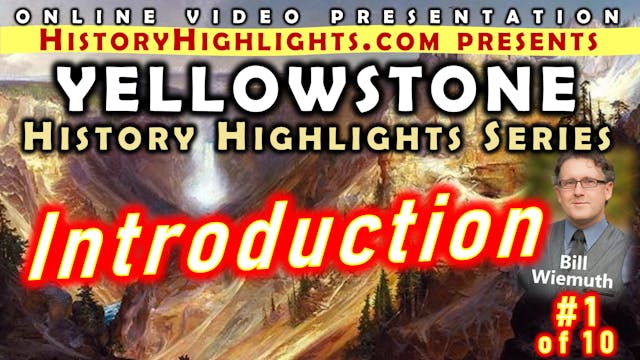 01 Yellowstone-Introduction