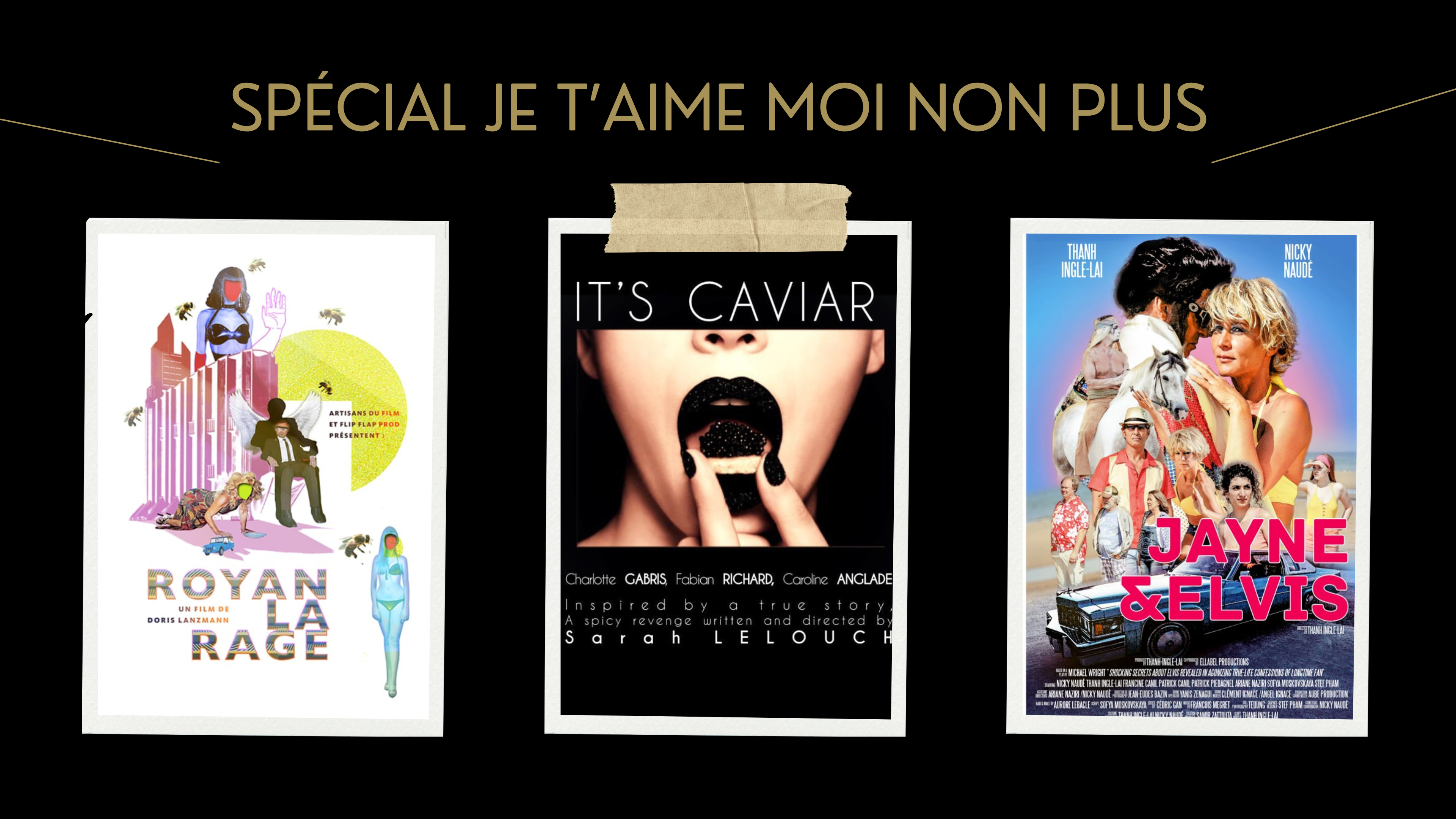 SPÉCIAL JE T'AIME MOI NON PLUS