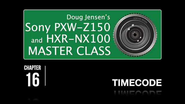SONY Z150 & NX100 - TIMECODE