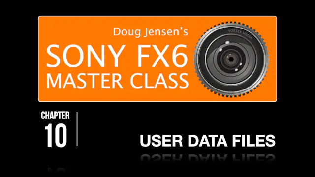 FX6 CHAPTER 10:  USER DATA FILES