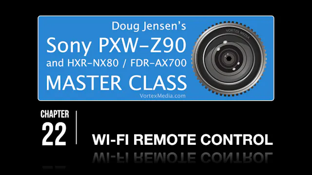 SONY Z90 - WI-FI REMOTE CONTROL