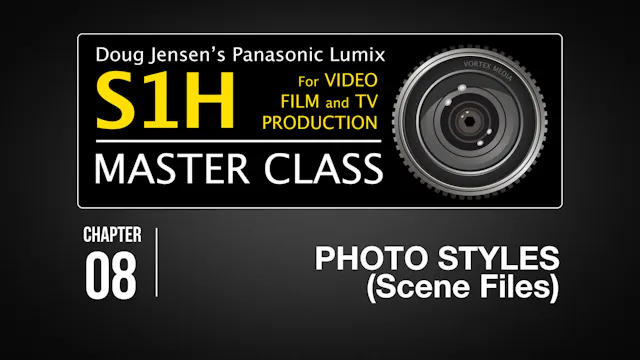 S1H: CHAPTER 08 - Photo Styles (Scene Files)